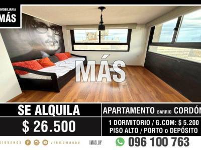 Apartamento alquiler amoblado centro montevideo imas.uy p